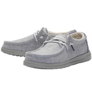Hey Dudes Wally Youth Steel Grey